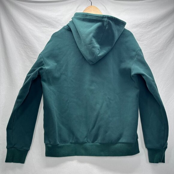 Zyia Active Hooded Sweatshirt and Relaxation Sweats Set Color Pine Kangaroo Pock - Picture 2 of 15